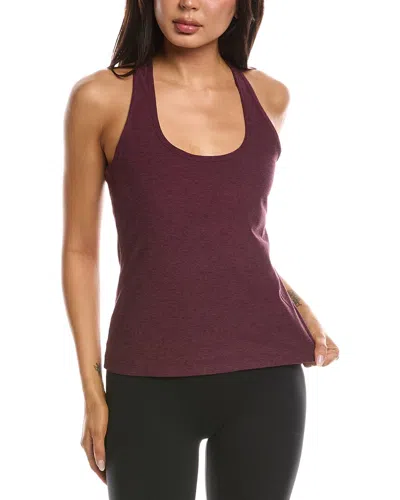 Beyond Yoga Spacedye Step Up Racerback Tank In Burgundy
