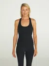 Beyond Yoga Racerback Maternity Camisole In Darkest Night
