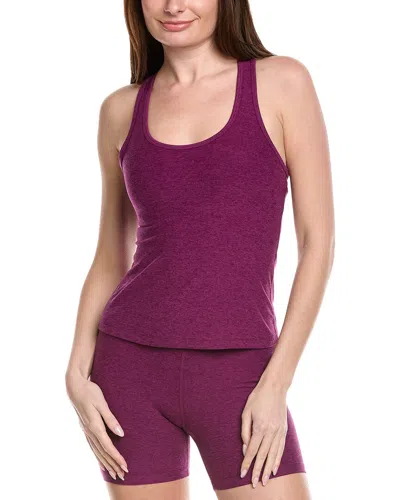 Beyond Yoga Spacedye Step Up Racerback Tank Top In Aubergine Beet In Multi