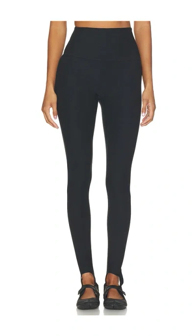 Beyond Yoga Spacedye Stirrup High Waisted Legging In Black