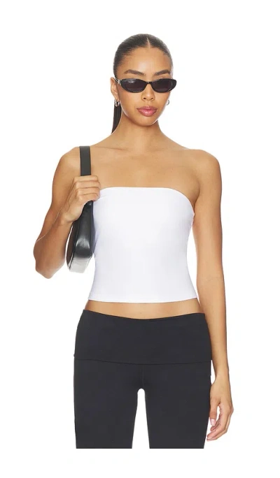 Beyond Yoga Spacedye Strapless Top In White