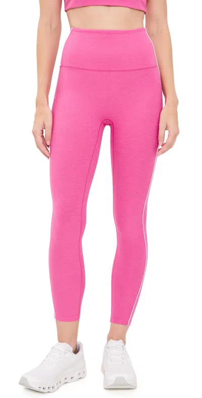Beyond Yoga Spacedye Streamline Leggings Luscious Pink Heather