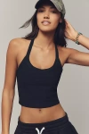 Beyond Yoga Spacedye On The Up Cropped Tank Top In Black
