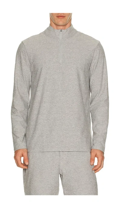 Beyond Yoga Spacedye Terrain Men's Quarter Zip Pullover In Gray