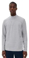 Beyond Yoga Spacedye Terrain Mens Quarter Zip Pullover Silver Mist In Silver