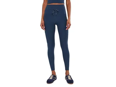 Beyond Yoga Spacedye The Go Pocket Midi Leggings In Blue