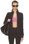 Beyond Yoga Spacedye Trails Active Jacket In Black