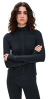 Beyond Yoga Spacedye Trails Active Jacket Darkest Night In Blue