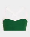 Beyond Yoga Spacedye Trophy Sports Bra In Green