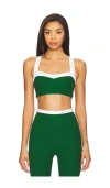 Beyond Yoga Spacedye Trophy Sports Bra In Green