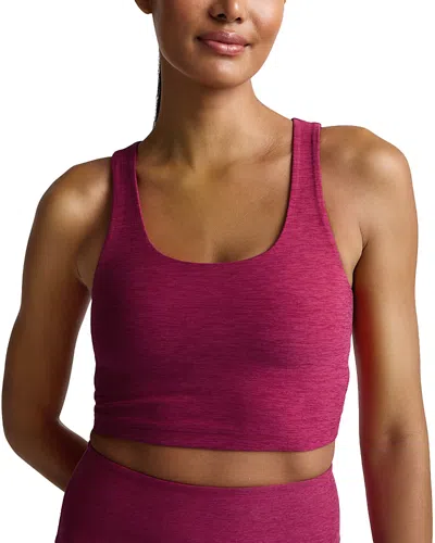 Beyond Yoga Spacedye Twister Cropped Tank Top In Purple