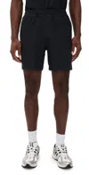 Beyond Yoga Spacedye Unlimited Mens Shorts 6.25 Darkest Night In Black