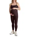 Beyond Yoga Spacedye Uplevel Maternity Jumpsuit In Brown