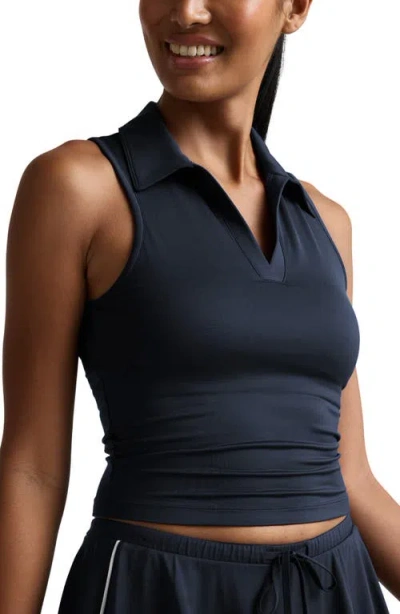 Beyond Yoga Sport Active Polo Tank In Blue