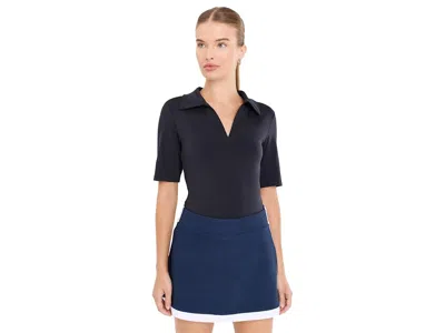 Beyond Yoga Sport Active V-neck Polo Women's Clothing Black: Xs