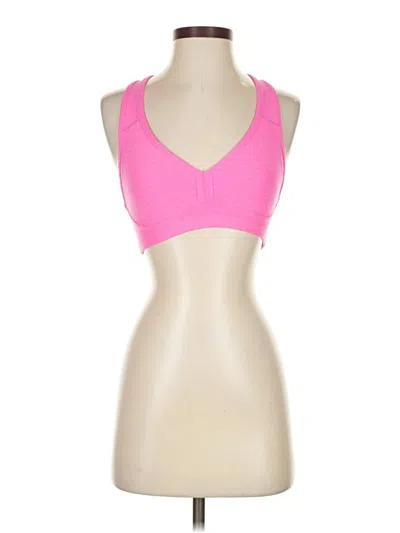 Pre-owned Beyond Yoga Sports Bra In Pink