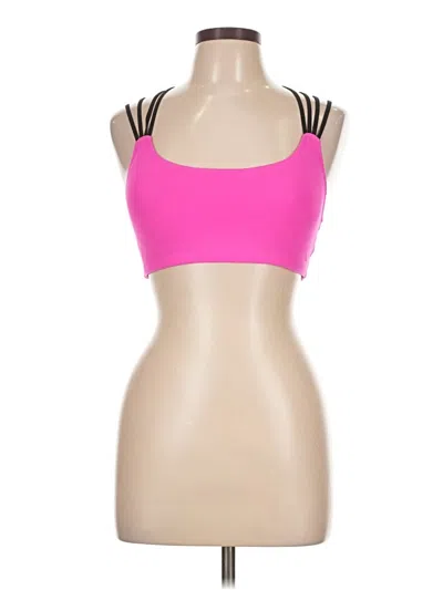 Pre-owned Beyond Yoga Sports Bra In Pink