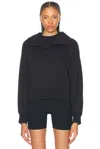 Beyond Yoga Street Smart Pullover Sweatshirt In Black