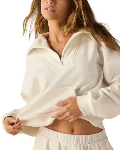 BEYOND YOGA BEYOND YOGA STREET SMART SWEATSHIRT WOMENS FRESH SNOW PULLOVER COZY BUU978