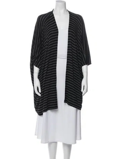 Pre-owned Beyond Yoga Striped Jacket In Black