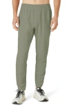 Beyond Yoga Take It Easy Athletic Pants In Grey Sage Heather