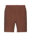 Beyond Yoga Take It Easy Short In Bold Mocha Heather