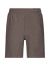 Beyond Yoga Take It Easy Short In Soft Umber Heather