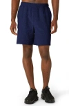 Beyond Yoga Take It Easy Sweat Shorts In Deep Ocean Heather