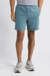 Beyond Yoga Take It Easy Sweat Shorts In Storm Heather