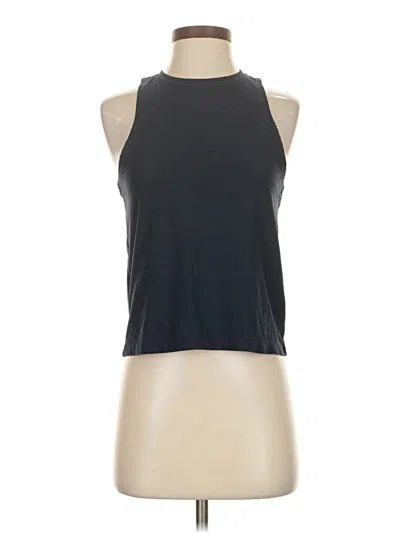 Pre-owned Beyond Yoga Tank Top Black Halter Neckline Tops