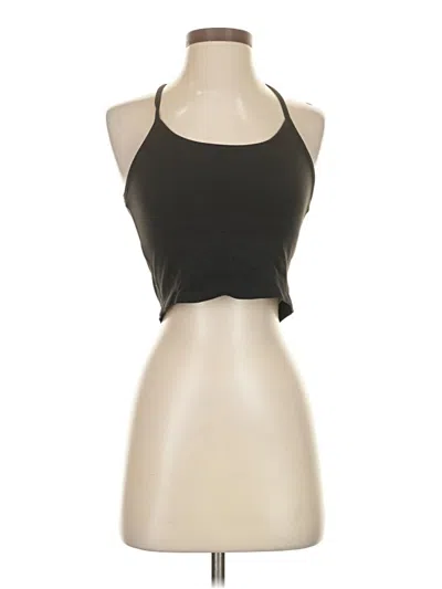 Pre-owned Beyond Yoga Tank Top Black Halter Neckline Tops