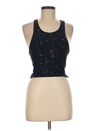 Pre-owned Beyond Yoga Tank Top Black Halter Neckline Tops