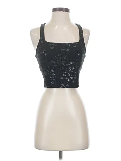 Pre-owned Beyond Yoga Tank Top Black Halter Neckline Tops