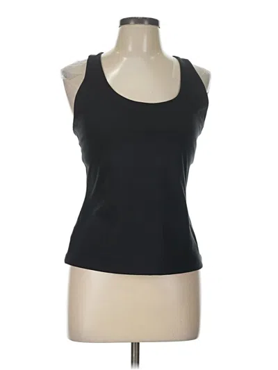 Pre-owned Beyond Yoga Tank Top Black Halter Neckline Tops