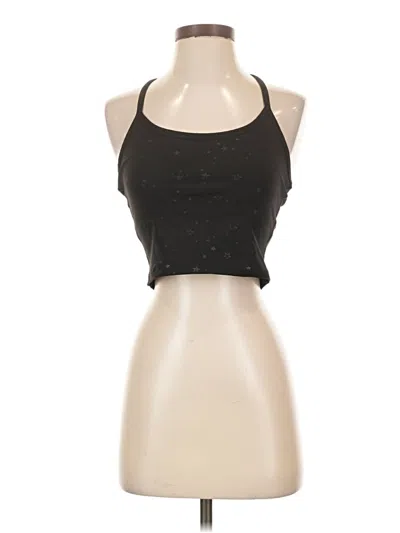 Pre-owned Beyond Yoga Tank Top Black Halter Neckline Tops