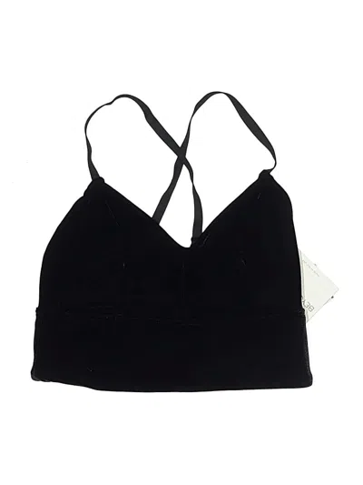 Pre-owned Beyond Yoga Tank Top Black Halter Neckline Tops