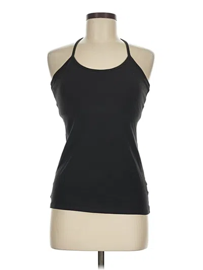Pre-owned Beyond Yoga Tank Top Black Halter Neckline Tops
