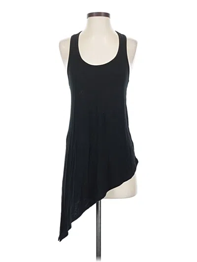 Pre-owned Beyond Yoga Tank Top Black One Shoulder Neckline Tops