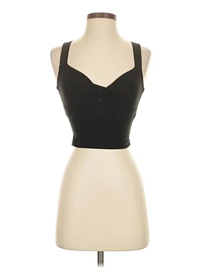 Pre-owned Beyond Yoga Tank Top Black Strapless Neckline Tops