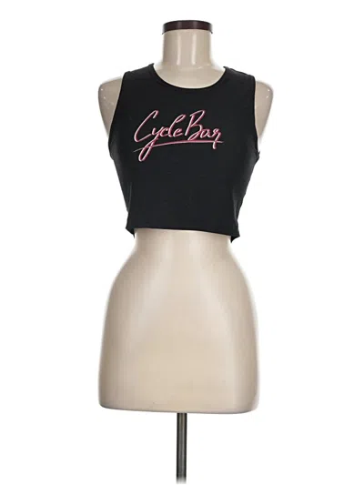 Pre-owned Beyond Yoga Tank Top Black Strapless Neckline Tops