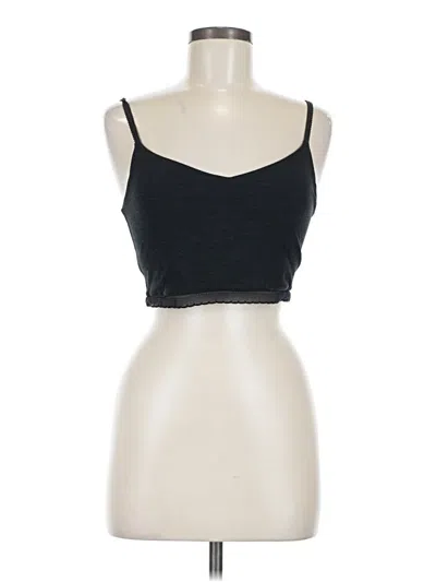 Pre-owned Beyond Yoga Tank Top Black Strapless Neckline Tops