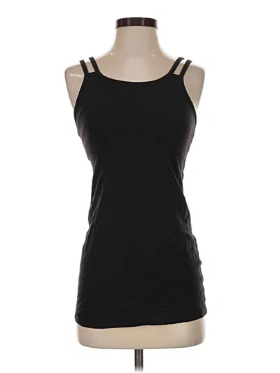Pre-owned Beyond Yoga Tank Top Black Strapless Neckline Tops