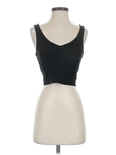 Pre-owned Beyond Yoga Tank Top Black Strapless Neckline Tops
