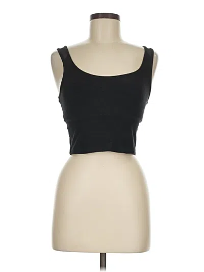 Pre-owned Beyond Yoga Tank Top Black Strapless Neckline Tops