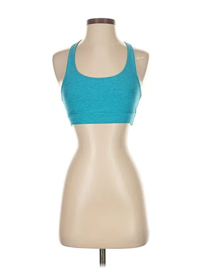 Pre-owned Beyond Yoga Tank Top Blue Halter Neckline Tops