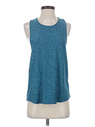 Pre-owned Beyond Yoga Tank Top Blue Halter Neckline Tops
