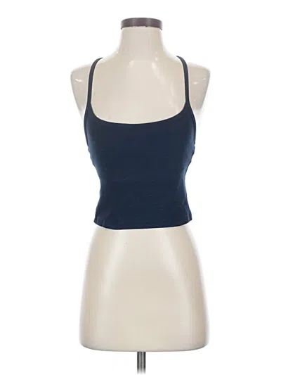 Pre-owned Beyond Yoga Tank Top Blue Halter Neckline Tops