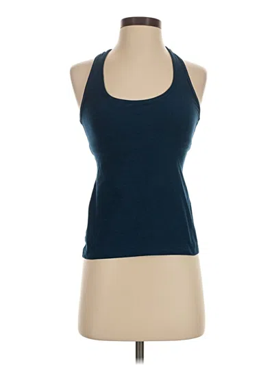 Pre-owned Beyond Yoga Tank Top Blue Halter Neckline Tops