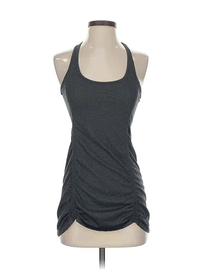 Pre-owned Beyond Yoga Tank Top Gray Halter Neckline Tops