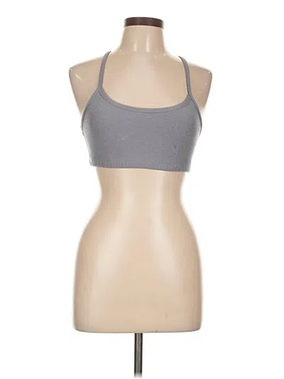 Pre-owned Beyond Yoga Tank Top Gray Halter Neckline Tops